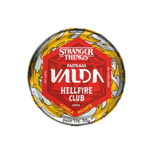 Pastilha Valda Stranger Things Canela e Pimenta - 50g
